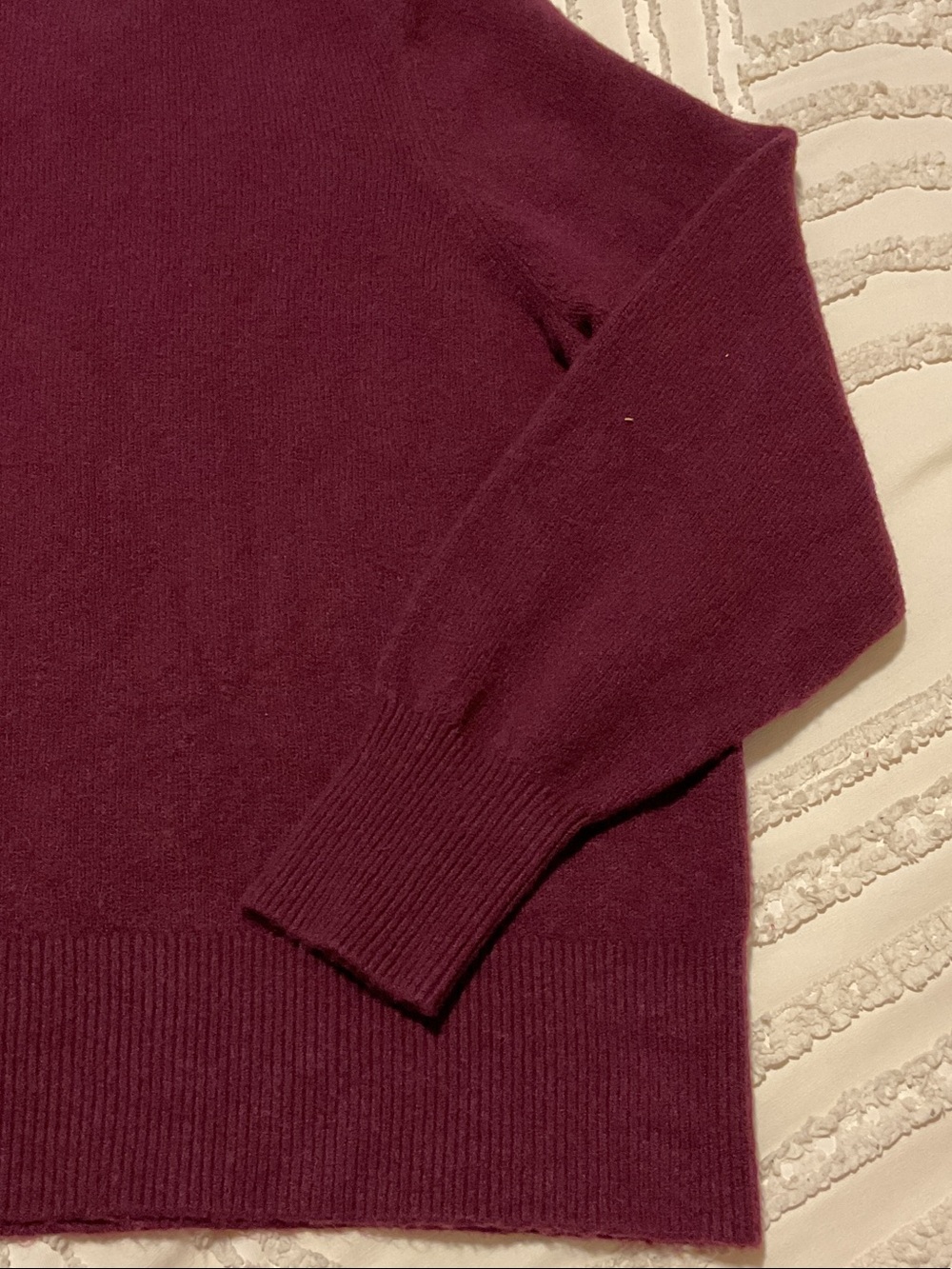 PINK Victoria's Secret Maroon Crewneck Sweater with White Script - Picture 6 of 6